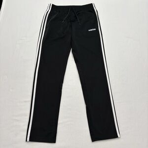 Adidas Track Pants Womens Size S Black 3 Stripe Logo Outdoor Training Sportswear